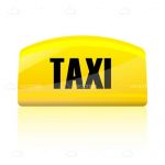 Big Yellow Taxi Sign